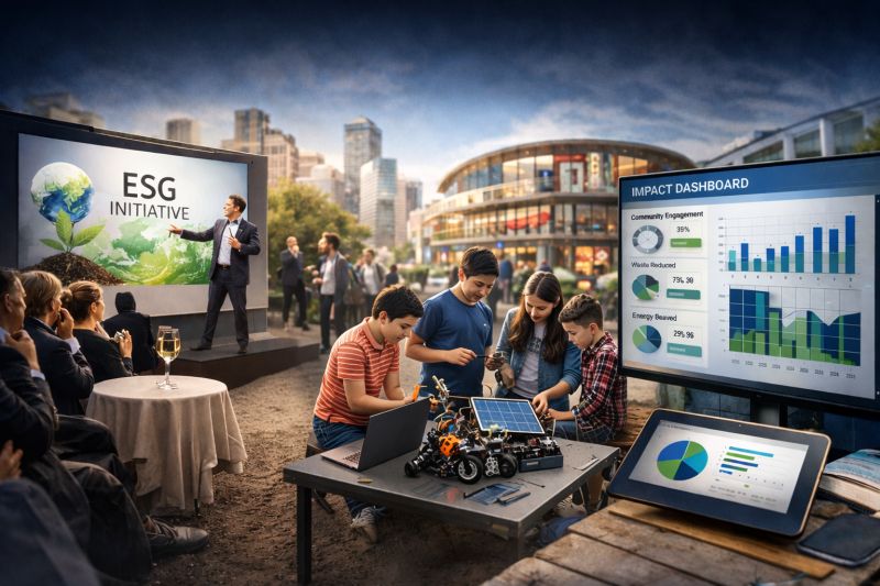 פעילות EcoSystem - ESG Initiative ו-Impact Dashboard